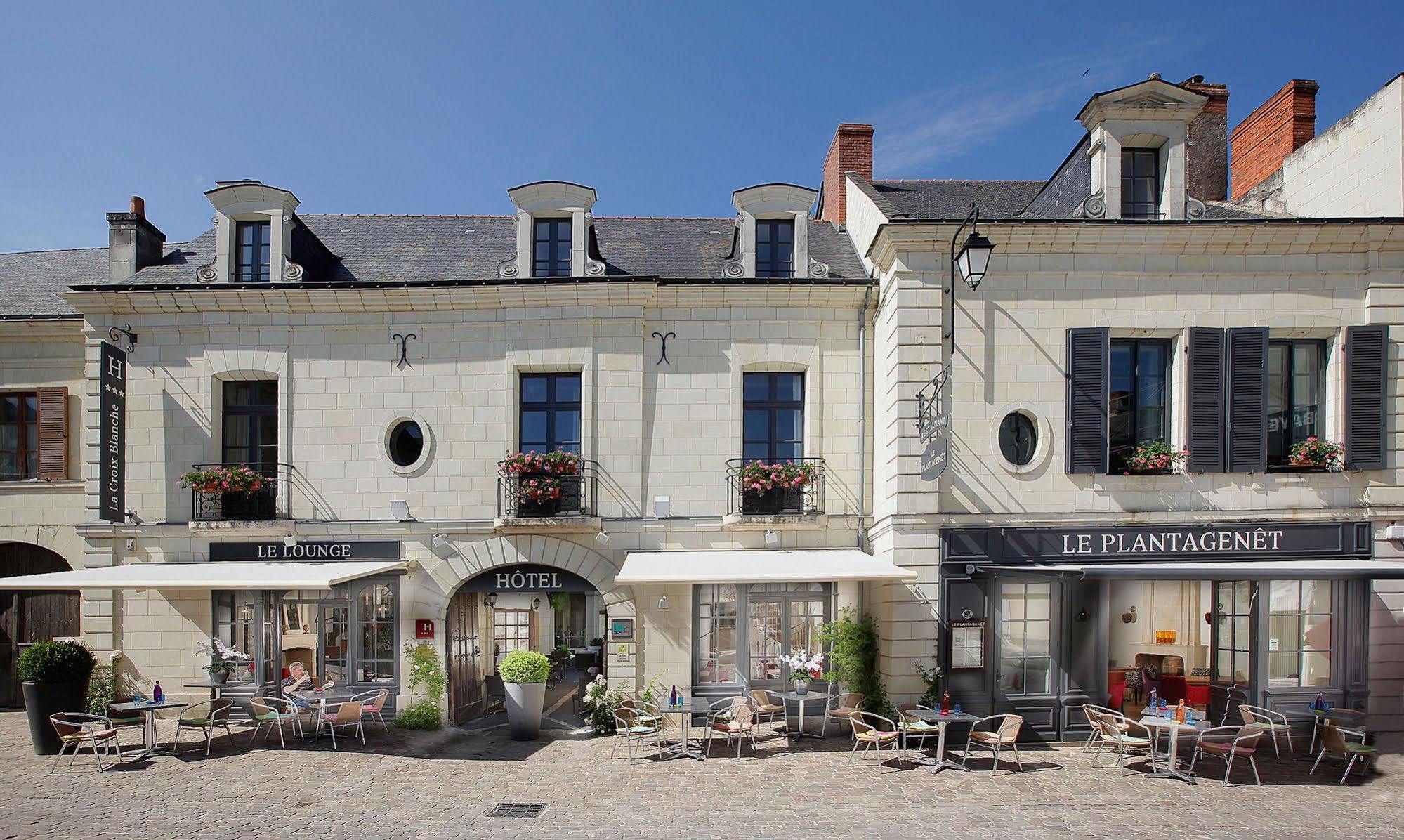 Logis Hotel La Croix Blanche Fontevraud Exterior foto