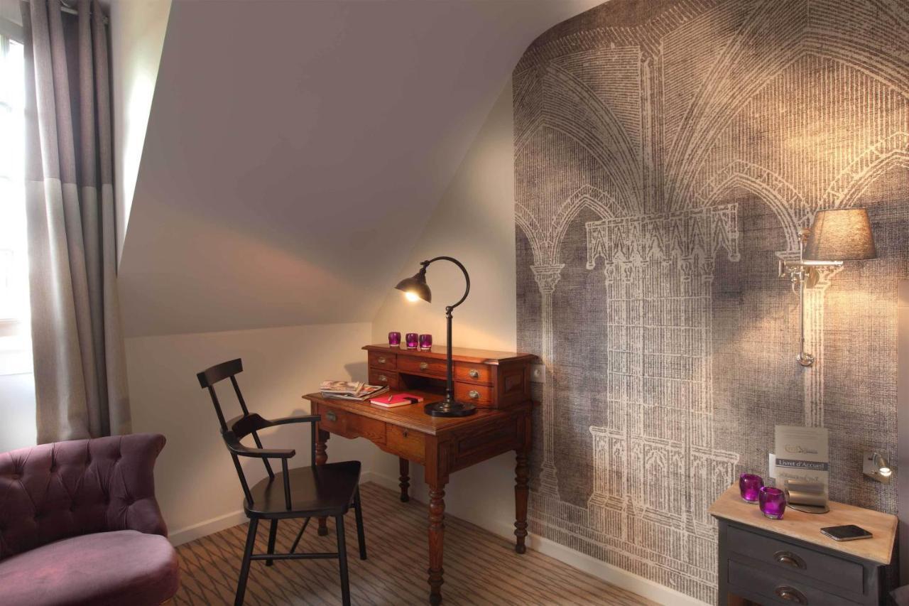 Logis Hotel La Croix Blanche Fontevraud Habitación foto